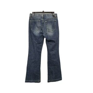 Gap Jeans Womens 6 (30x32) Long & Lean Stretch‎ Blue Denim Mid Rise Bootcut VGUC
